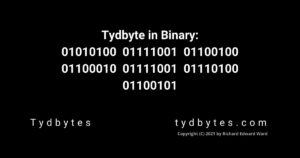 Tydbyte in Binary Code